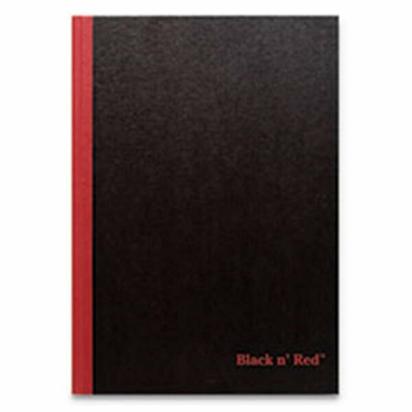 Mead Products JDK B5 Harcover Casebound Notebook, Black & Red Cover - Legal Size - 96 Pages 400110531
